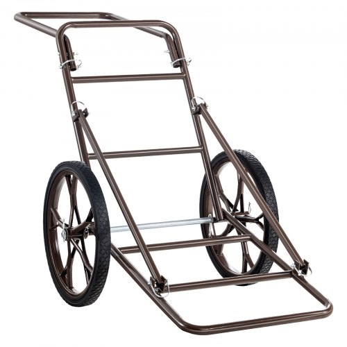 

VEVOR Deer Cart, carro de caza plegable con capacidad de 500 libras, transportador de ciervos con rueda de goma grande de 17" y mango ergonómico, accesorios resistentes para carros de caza, plataforma para equipo utilitario para caza, pesca y senderismo
