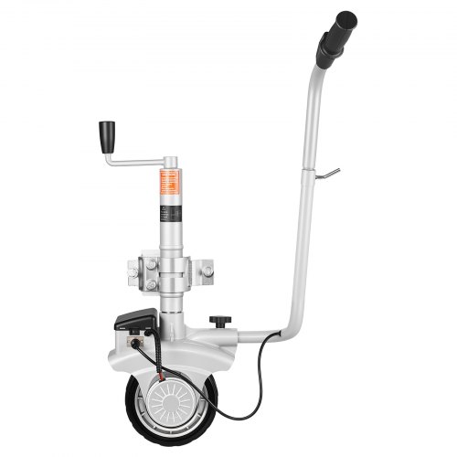 

VEVOR Plataforma Rodante Eléctrica, Capacidad de Remolque 2,5 T, Rueda Motorizada 380 W y 12 V con Velocidad 7 m/min, Altura de Sujeción Ajustable y Neumáticos de Goma, para Caravanas y Barcos