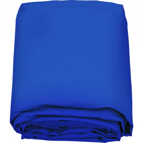 

VEVOR Cubierta de Seguridad para Piscina Diámetro de 4,5 m Redonda de PVC Azul