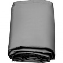 VEVOR Cobertor de Seguridad para Piscina Diámetro de 4 m Redonda de PVC Carbón