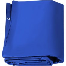 Vevor Cubierta De Seguridad Para Piscina De 4 X 7 M, Material De Pvc Azul