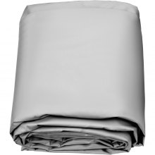 Vevor Cobertor De Seguridad Para Piscina Diámetro De 5 M Redonda De Pvc Gris