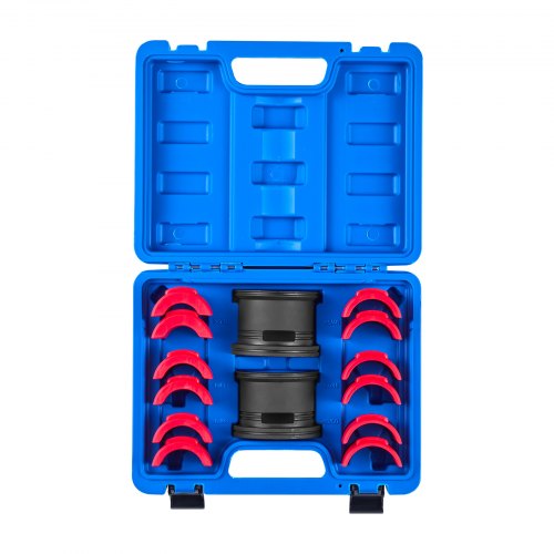 

VEVOR Juego de Prensas para Cojinetes 14 Piezas, Incluye Bujes y Adaptadores, para la Instalación y Extracción de Bujes, Fabricado en Acero al Carbono con Estuche, para Mecánicos de Automóviles