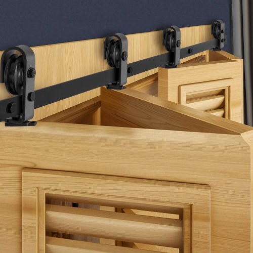 

VEVOR Kit de Rieles a Puertas Corredizas Plegables de Granero 1626 x 40 x 6 mm