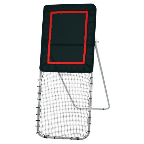 

VEVOR Red de Rebote 92 x 244 cm Rebotador de Fútbol Lacrosse Voleibol Tres Configuraciones de Ángulo Objetivo de Béisbol Softbol Marco de Acero para Entrenamiento en Solitario en Interiores Exteriores