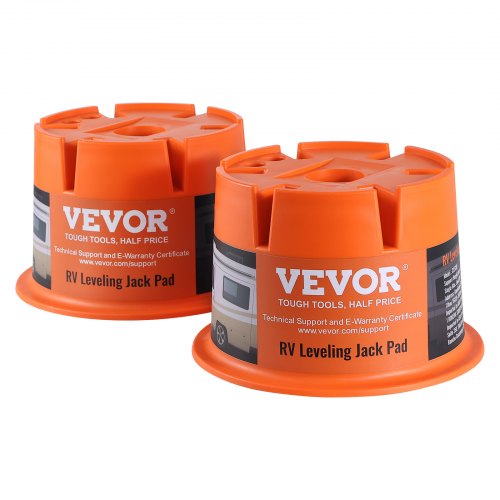 

VEVOR Bloque Nivelador para Estabilizador Caravana Autocaravana 2 Piezas 0,9 T