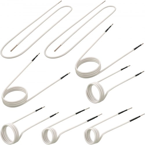 

VEVOR Kit de bobina inductora de calentador de inducción mini kit de calentador de inducción magnético 8 PCS de accesorios de calor sin llama herramienta de calentador de inducción resistente al calor