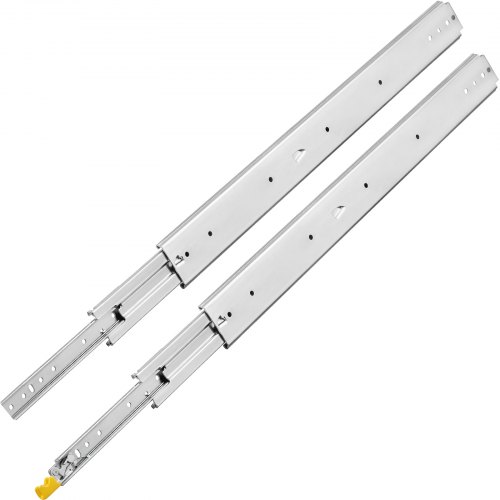 Guías Para Cajones De Cierre Suave - 4 Pares (40 Cm), Extracción Completa Y Rodamientos De Bolas