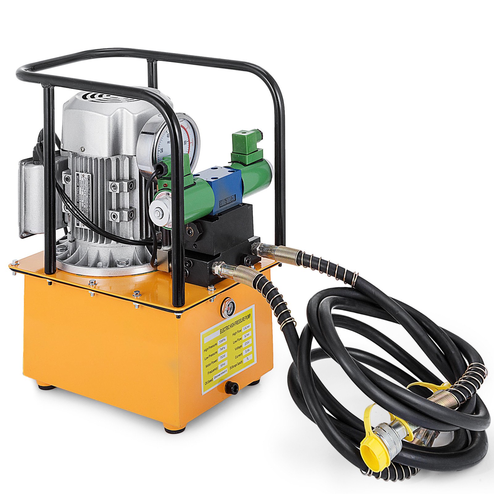 Motor Eléctrico Para Bomba Hidráulica – 2000 Vatios, Funciona A 12V O 24V DC, Alta Potencia