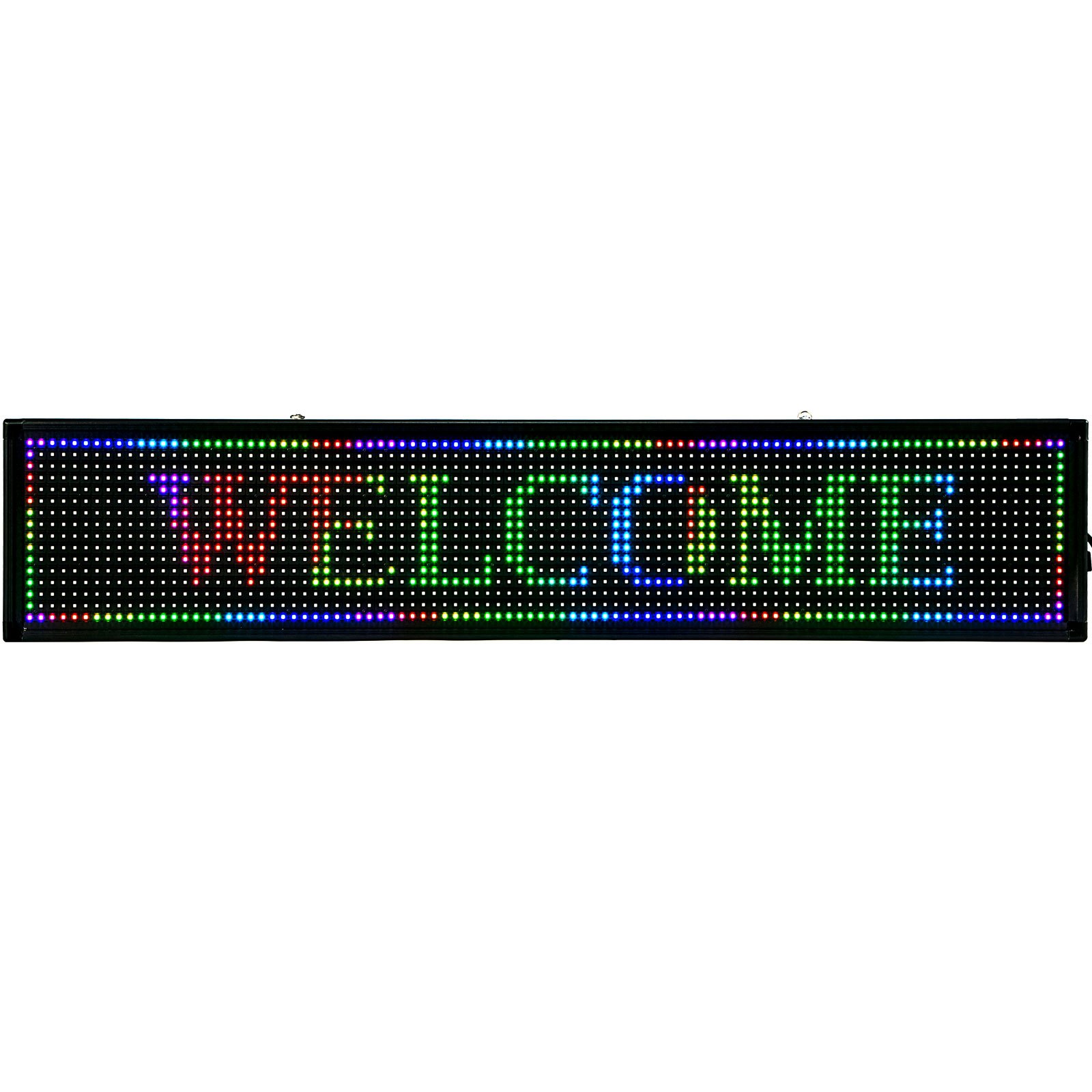 Letrero LED Programable Con Pantalla De Mensajes - 32x16, Rojo, Resistente Al Agua Para Exteriores