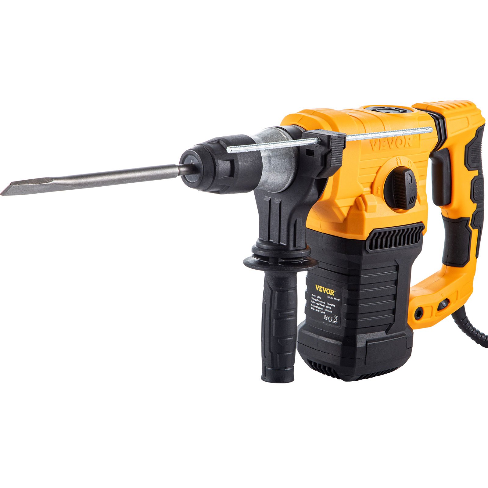 VEVOR VEVOR Martillo Perforador 1500W 7 4J Taladro Percutor El ctrico 