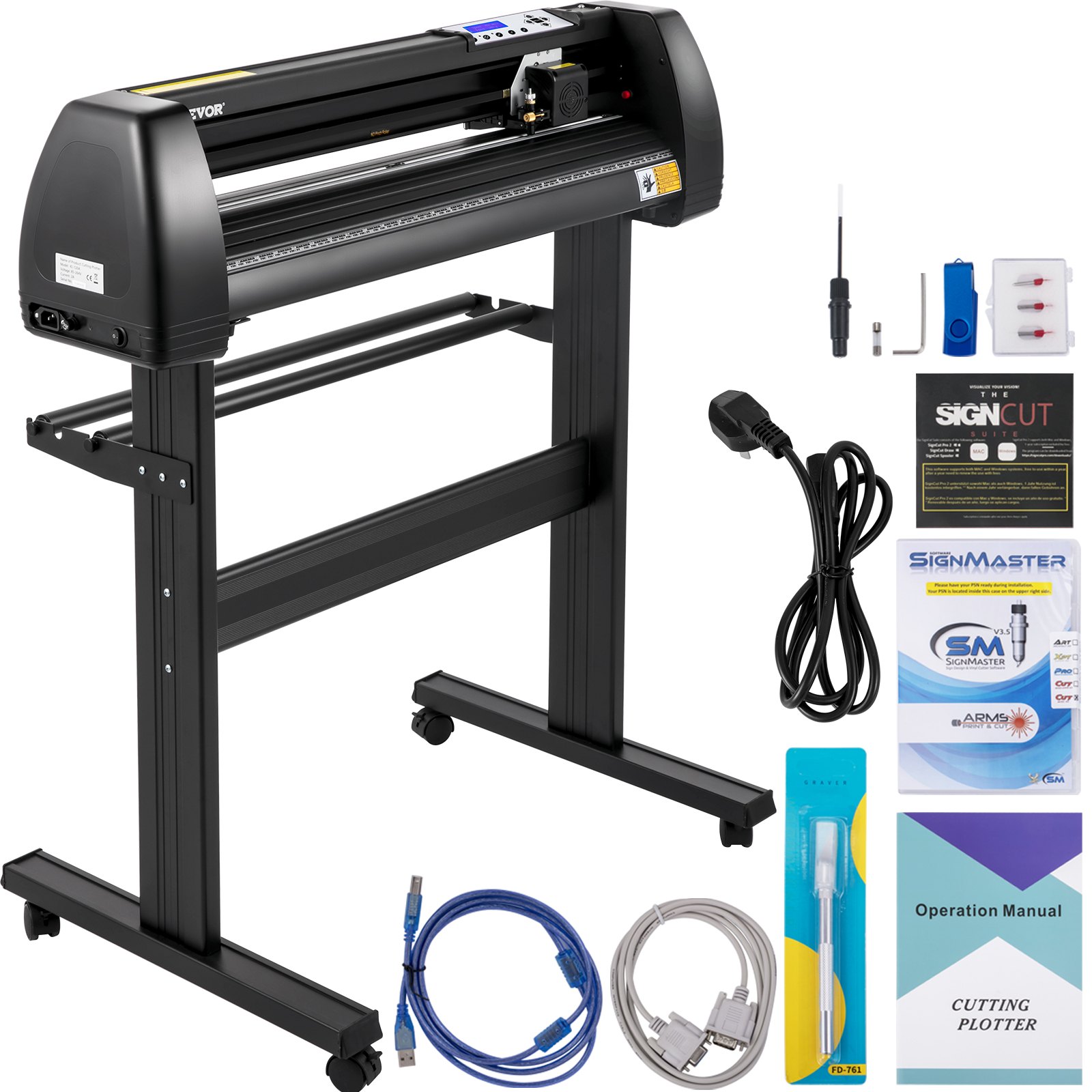 VEVOR VEVOR Plotter de Corte de Vinilo 720 mm Cortador de Vinilo