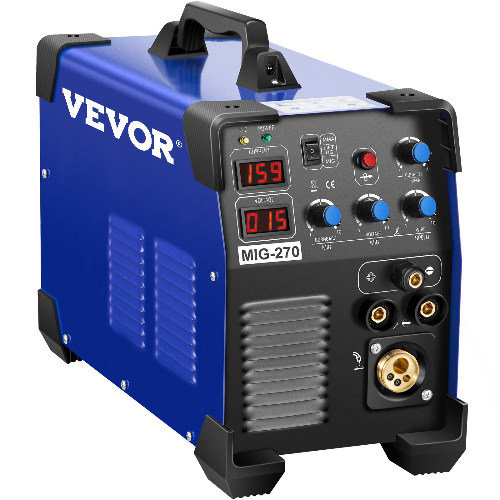 VEVOR Vevor Máquina De Soldadura Mig270 3 En 1 Doble Voltaje De 110 V