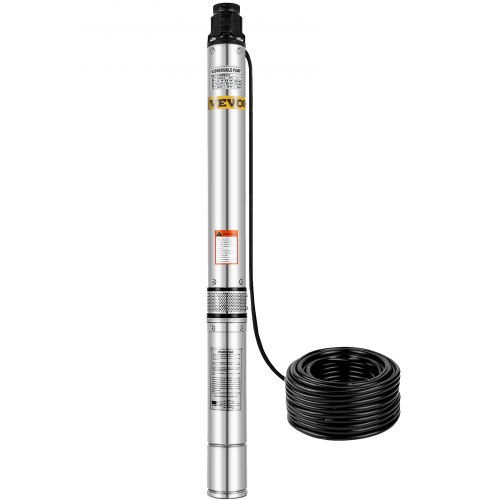 7000l/h Max Pompe De Puits Profond Immergée Submersible 4.77 Bar Pompe à Eau