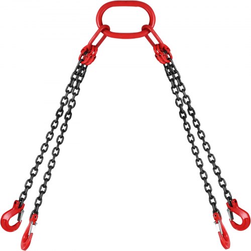 Vevor Chaîne En Acier 1,5 M X 4 Construit Avec Une Chaîne élingue De Chaîne 5 T