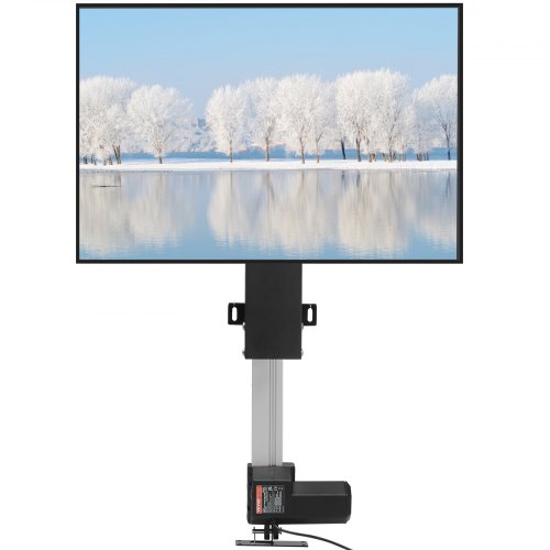 Happybuy TV Lift Support Motorisé TV Einstellbare Ascenseur TV Halterung Mur TV Support Mural Automatique Téléviseurs 8-32 Pouces Support Plafond Motorisé Télécommande Utilisation à Domicile