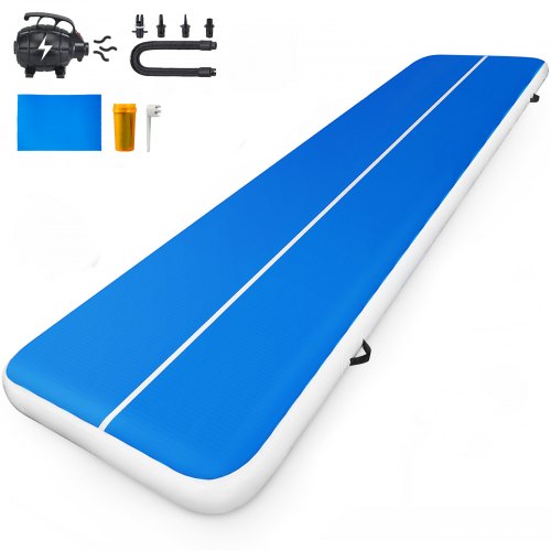 Mat Inflatable Air Tumbling Track Deflating Beach Backyard Terrific Value