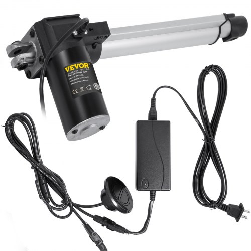 VEVOR Vérin électrique 380-610 mm Actionneur Linéaire Vérin électrique Force de Traction 4000N Actio