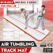 300x90x10cm Tapis de Gymnastique Gonflable Airtrack Tumbling