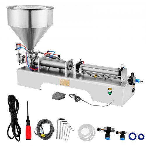 VEVOR Machine de Remplissage Liquide Pneumatique 50-500 ml 5-25 bouteilles/min
