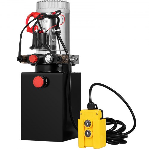 Vevor 12 Volts 8 L Pompe Hydraulique Groupe Voiture Levage Panneau De Commande