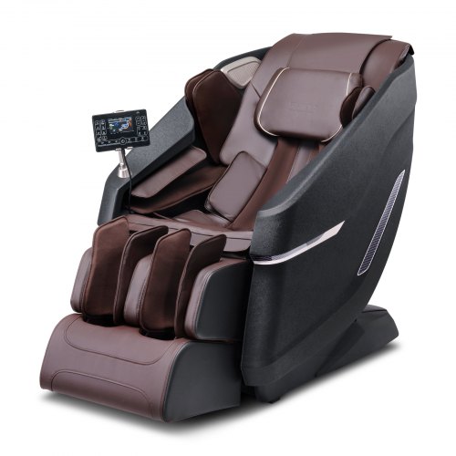 

VEVOR Fauteuil de Massage avec Piste SL Flexible, Masseur Shiatsu 3D Complet du Corps, Zéro Gravité, 10 à 18 Modes Automatiques, Chauffage, Haut-parleur Bluetooth, Coussin d’Air, et Écran Tactile