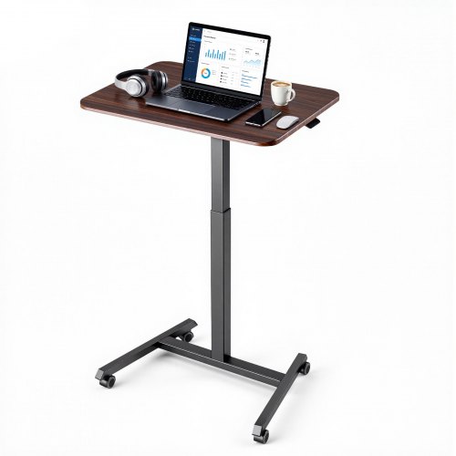 VEVOR Bureau Assis-Debout Réglable en Hauteur 650x480 mm Bureau Mobile