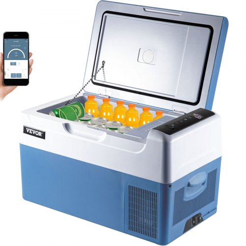 

Mini Réfrigérateur de Voiture 22L Mini Frigo Portable Électrique 45W avec Panneau Numérique -20 à 20 ℃ pour Garder la Fraicheur des Boissons et Bières 0.2 kw.h/24 h Camping Camions 59,7 x 32 x 33,5 cm