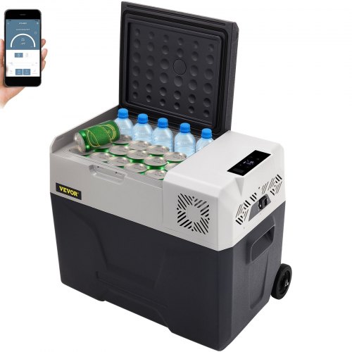 Petit réfrigérateur portable Compresseur de 40 L Utilisation de la maison Réfrigérateur portatif pour véhicule 220 V