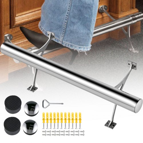 Kit Tube Repose Pieds 117 Cm Barre Repose Pieds 46 Pouces Diamètre 5 Cm Pour Bar