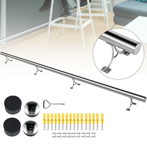 Kit Tube Repose Pieds 274 cm Barre Repose Pieds 108 pouces Diamètre 5cm pour Bar