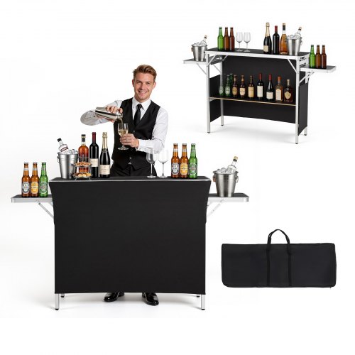 VEVOR Table de Bar Pliable Portable