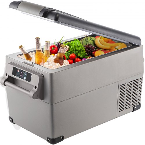 1.23Cuft Compresseur Portable Réfrigérateur Portatif Petit Réfrigérateur pour véhicule 220V