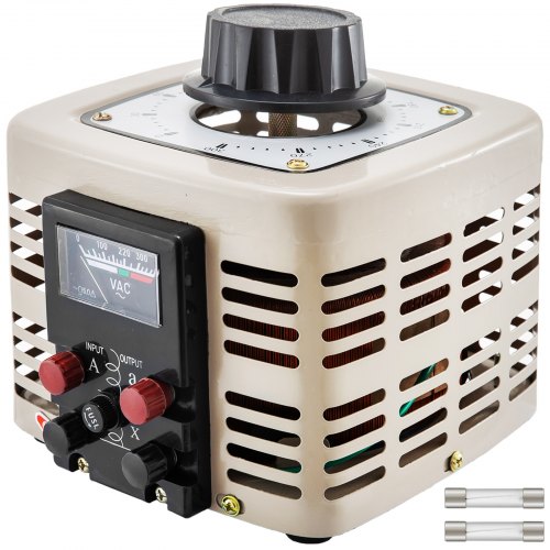 1kva Transformateur Variable Monophasé Port De Câblage Externe Avec Manomètre