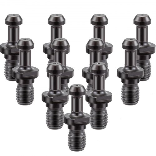 VEVOR Pull Clou Filetage CAT 40 11 pièces Tirette de Rétention Bouton 60 degrés