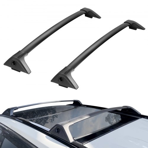 

VEVOR Barres de Toit Transversales 2PCs Compatible avec Toyota RAV4 2019-2023 Porte-Bagages Voiture en Aluminium Charge 118 kg Galerie de Toit Verrouillable Installation Facile pour Voyage Transport
