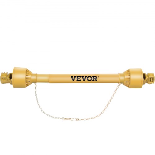 VEVOR Arbre à Cardan Tracteur Arbre de Prise de Force 34,9 mm 680-900 mm Jaune