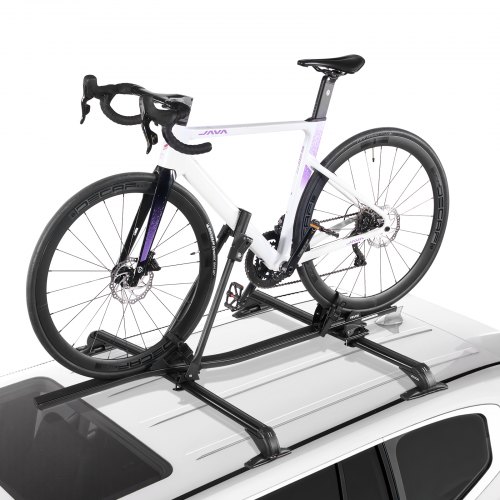 

VEVOR Porte-vélos de Toit Capacité de Charge 15 kg, Support à Vélo Capacité 1 Pièce, en Aluminium, avec Système de Verrouillage Sécurisé pour la Plupart des Barres Transversales Standard, Noir