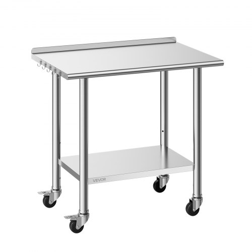 VEVOR Table de Travail Cuisine Professionnelle