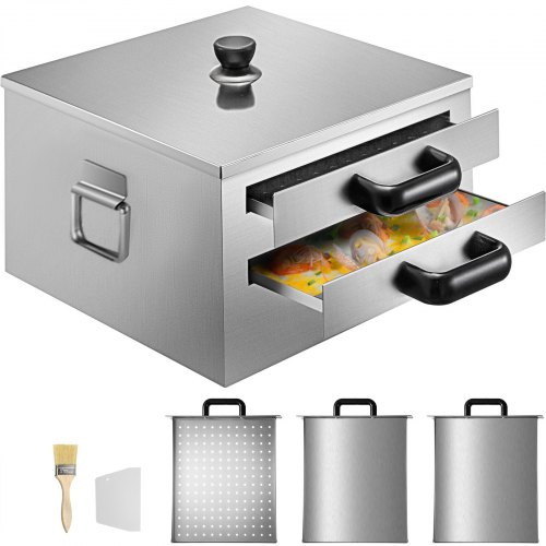 Vevor Cantonais à La Vapeur En Inox Machine De Rouleaux De Nouilles De Riz