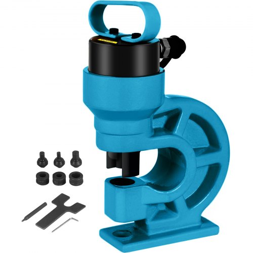 VEVOR Outil de Poinçonnage de Trou Hydraulique Perforateur de Trou Machine de Poinçonnage CH-60 pour Plaque d'Acier Inoxydable de Fer en Aluminium de Cuivre, avec Barre de Cuivre 31T