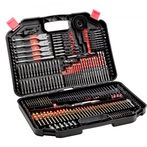 

VEVOR Coffret de Forets et d'Embouts de Perceuse 246PCs Kit de Perçage Tournevis