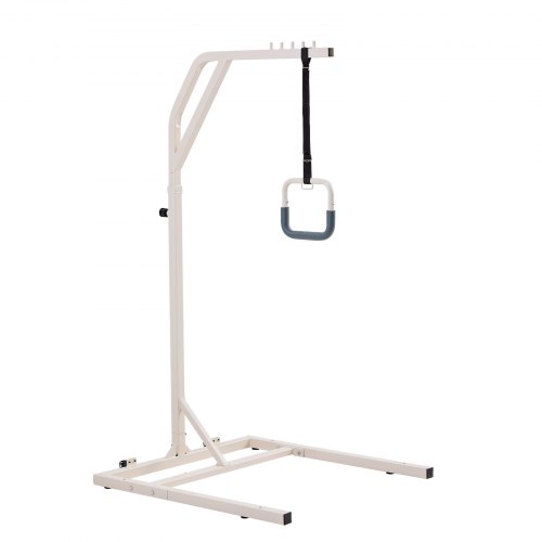 

VEVOR Potence de Lit, Barre Trapèze de Lit Autoportante Hauteur Réglable avec 2 Roues, Capacité 136 kg, Aide à se Lever pour Personnes Âgées, Handicapées, Hôpital, Maison de Retraite, Soins à Domicile