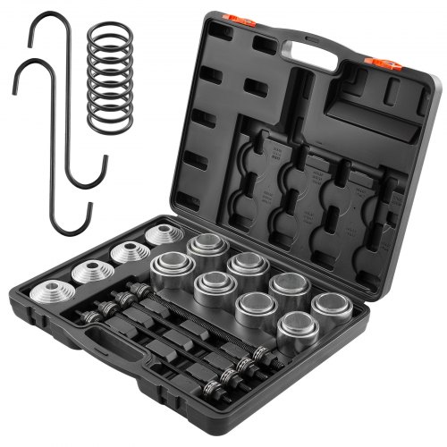 

VVEVOR Kit Extracteur de Roulements et Silentbloc 28PCs en Acier avec Coffret