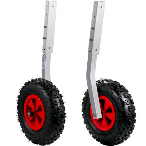VEVOR Roue de Halage Roue de Mise à l'Eau 32 cm Charge 227 kg Bateau Pneumatique