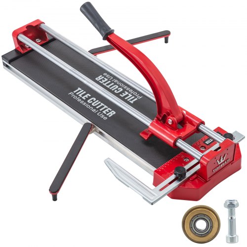 VEVOR Coupe Carrelage 600mm 3/5 Coupe-carreaux 24 avec Positionnement Laser Précis Double Rails Supports Pour Couper les Carreaux
