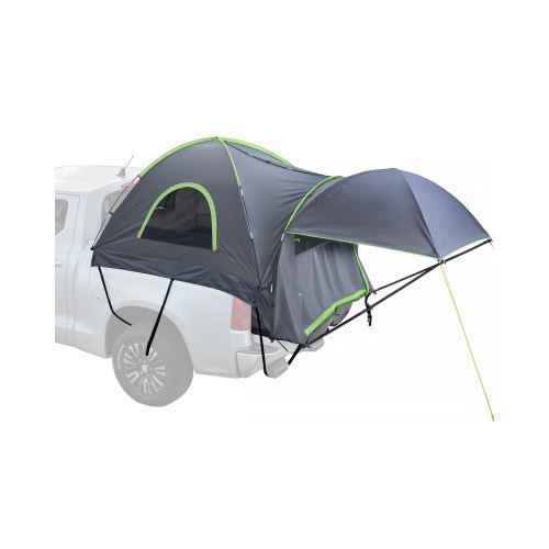 

VEVOR Tente de camionnette, 2438-2499 mm, tente de lit de camion imperméable pour camping, coque de camping-car robuste pour 2 à 3 personnes, avec auvent extensible, toit anti-pluie, sac de rangement