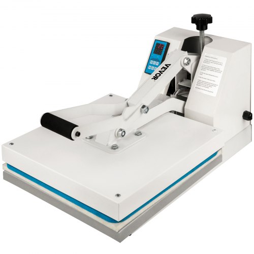 VEVOR Presse à Chaud Machine de Sublimation Transfert Chaleur Blanche 38 x 38 cm
