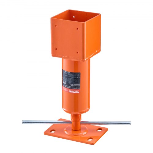 

VEVOR Cric à Vis pour Poteau 101,6x101,6 mm, Support de Levage à Poutre Réglable, Plage Hauteur 33,53-47,5 cm, Capacité de Charge 11203,73 kg, Vérin Poteau pour Nivellement Temporaire Plancher Maison