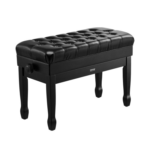 

VEVOR Banc de Piano Tabouret Siège Rembourré de Bibliothèque Réglable en Bois 750x360x515mm